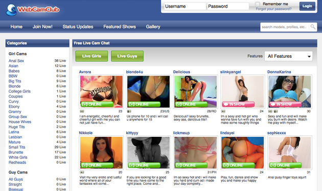 Top sex webcam site with free live sex cams